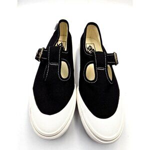 Vans UA Style 93 Mary Jane Black Slip-Ons Shoes Womens Sz 8 Chunky Lug Soles
